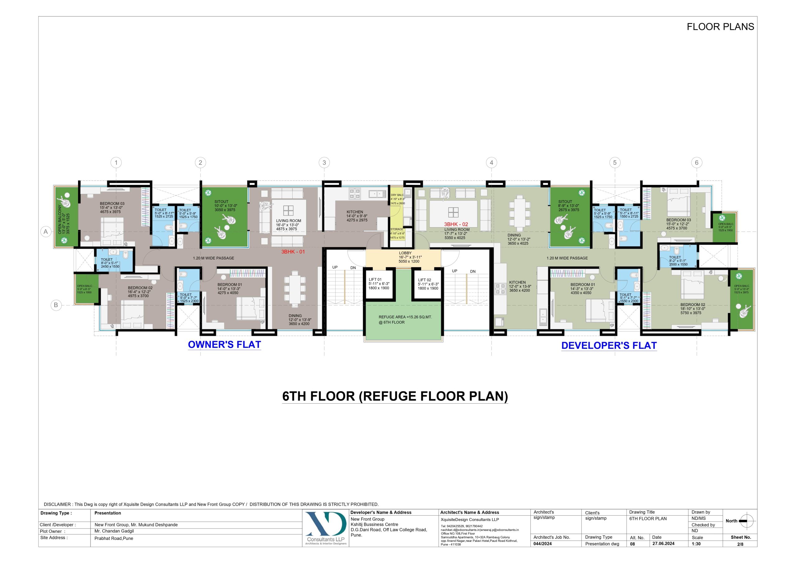 6th Floor (Refuge Floor Plan ) — Bangawasi